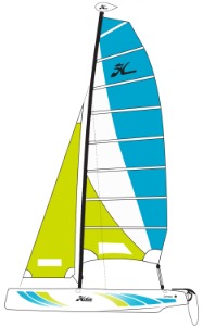 2023 Hobie Cat Getaway Sailboat With Wings 